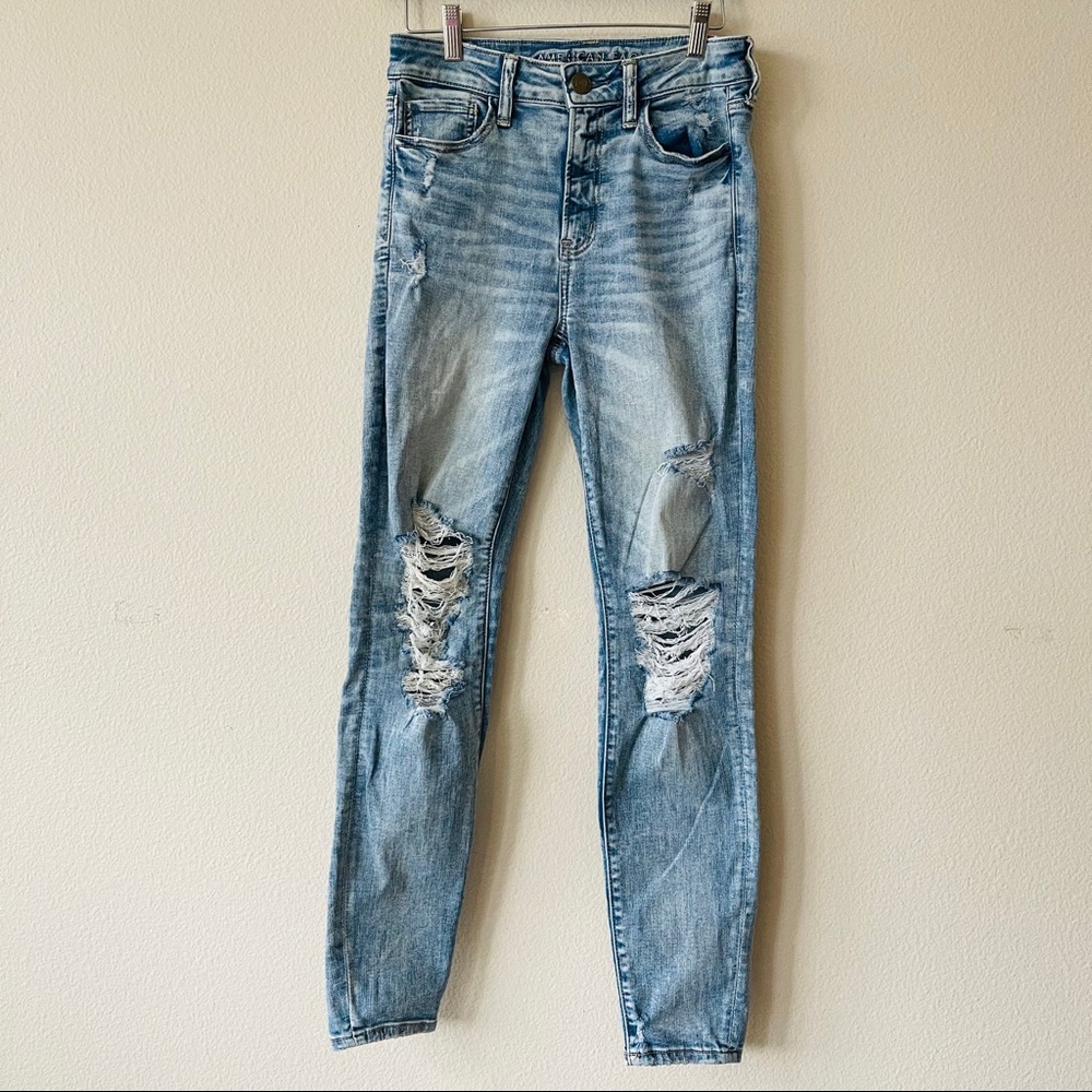 AE N(e)xt Level Stretch Hi-Rise Jegging Trashed 28